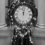 clock at midnight